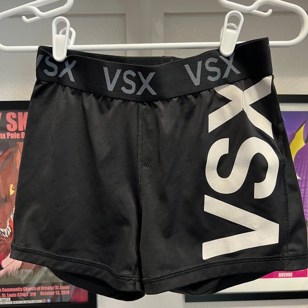 Victoria Secret VSX Sport Biker Gym Athletic  black  Size Medium